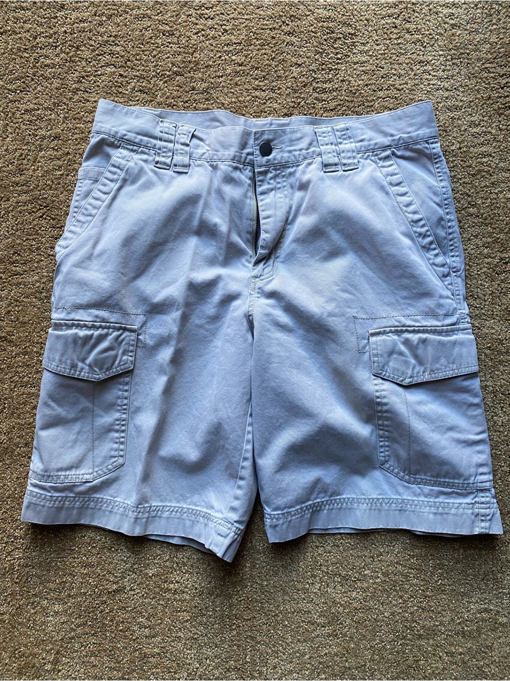 Columbia khaki cargo utility shorts